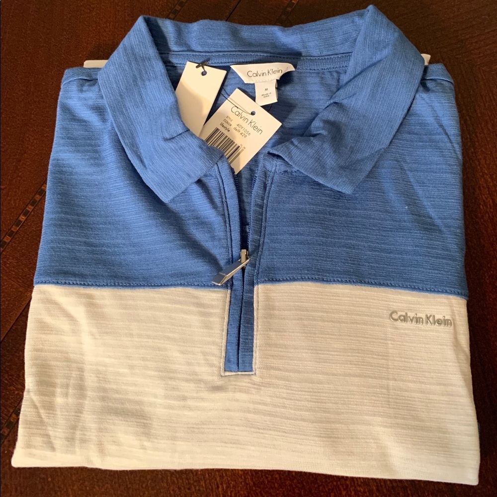 Men’s Calvin Klein Quarter Zip Polo
